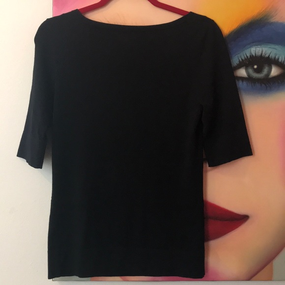 Lilly Pulitzer Bow Sweater Black - Picture 4 of 4